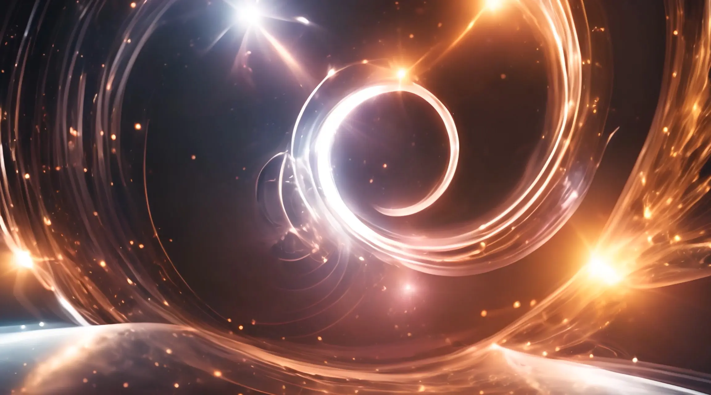 Ethereal Cosmic Loops Professional Video Backdrop
